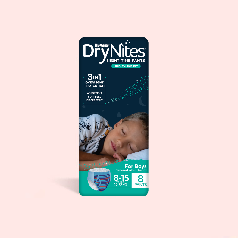 DryNites Night Time Pants for Boys 815 Years 2757kg 8 Pack
